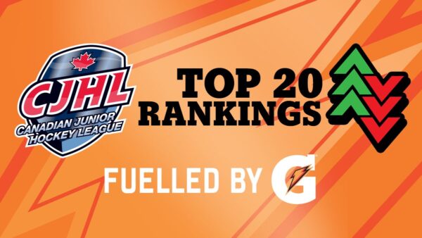 FIVE OJHL SQUADS IN THIS WEEK’S CJHL TOP 20 RANKINGS – FUELLED BY GATORADE