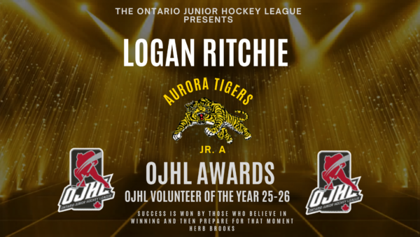 AURORA’S LOGAN RITCHIE NAMED VOLUNTEER OF THE YEAR