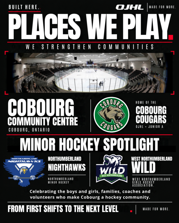 OJHL LAUNCHES “PLACES WE PLAY” COMMUNITY SPOTLIGHT SERIES
