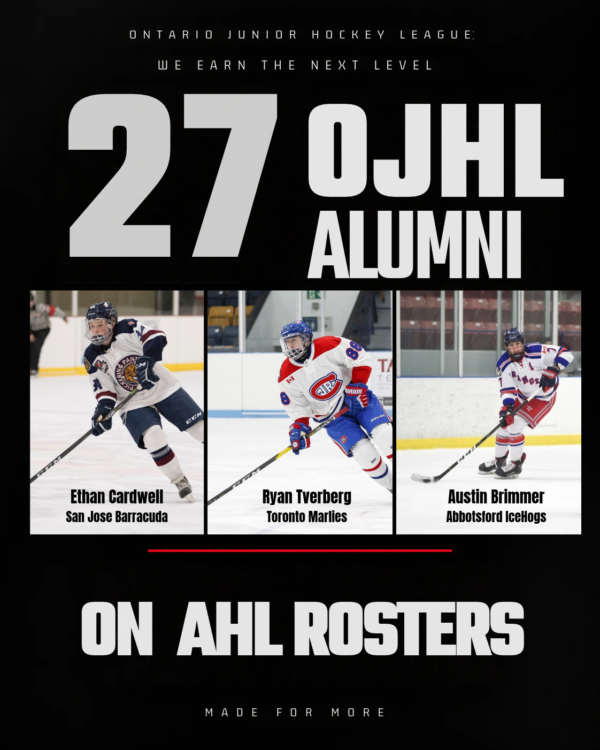 27 OJHL ALUMNI NAMED TO AHL ROSTERS FOR 2026-27 SEASON