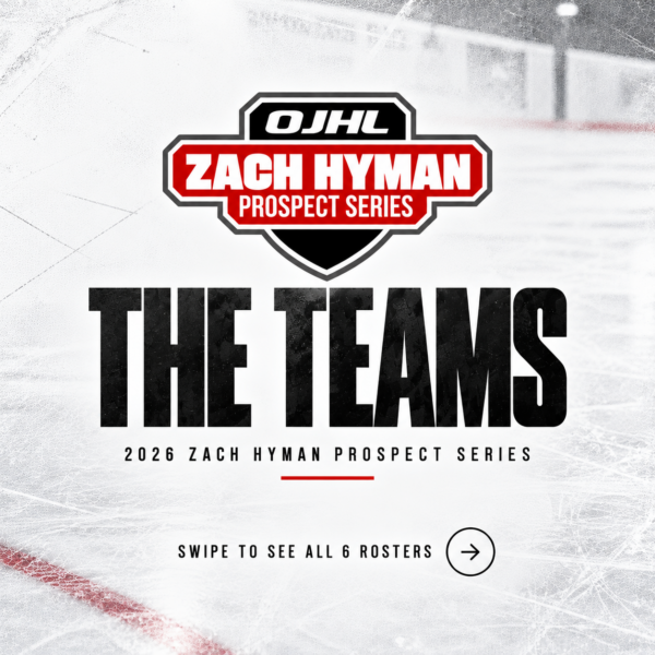 OJHL ANNOUNCES TEAM ROSTERS FOR 2026 ZACH HYMAN PROSPECTS SERIES
